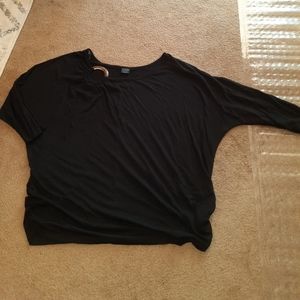 Black 3/4 sleeve top